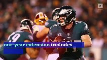 Eagles Sign Carson Wentz to $128 Million Contract Extension