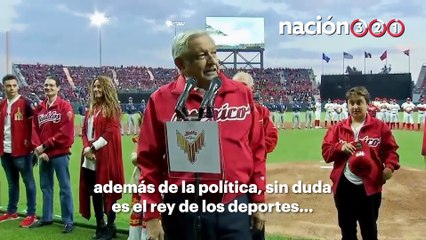 AMLO, el presidente que ama el BEISBOL