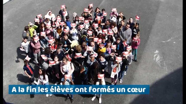 Parcours du cœur au collège Paul-Langevin de Romilly