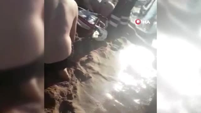 Şile Ağva plajında can pazarı kamerada