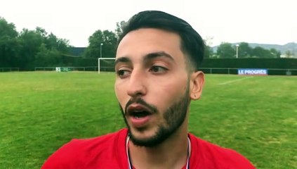 Coupe du Rhône – Lucas FONTANA réagit après la victoire du FC LLYON contre MDA Foot B