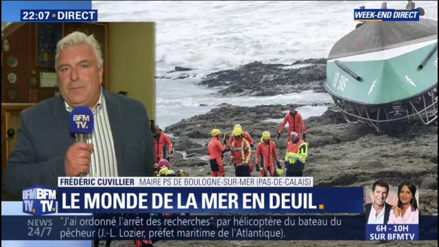 Sables-d'Olonne: Frédéric Cuvillier souhaiterait que le monde de la mer soit reconnu face aux épreuves qu'il endure régulièrement