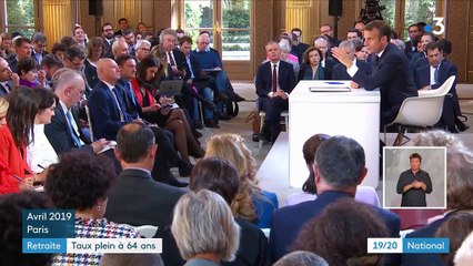 Retraites : le gouvernement planche sur un taux plein repoussé à 64 ans