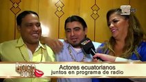 Actores ecuatorianos se juntaron para realizar un programa radial