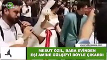 Mesut Özil, Amine Gülşe'yi davul zurna eşliğinde evinden aldı