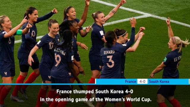 Fast Match Report - France dominate tournament opener
