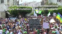 Algérie: 1er vendredi de manifestations depuis l'annulation de la présidentielle