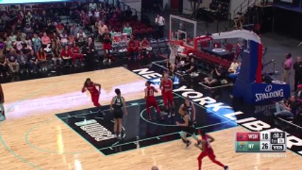 Kristi Toliver Assists in New York Liberty vs. Washington Mystics
