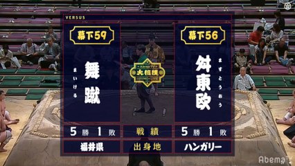 Maikeru vs Masutoo - Natsu 2019, Makushita - Day 14