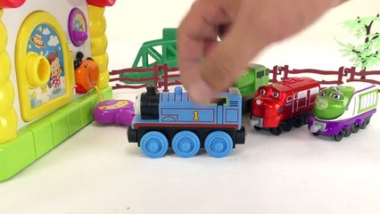 Tayo the Little Bus Garage & Marvel Hulk Inset Cockroach Monster & Toy Snark Thomas Chuggington