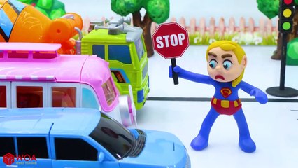 SUPERHERO BABY FANCY FRUIT DRESSES  Play Doh Cartoons For Kids