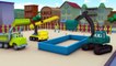 Construction Squad: Dump Truck, Crane & Excavator build a Pirate Ship  ‍️  for Car City's Babies