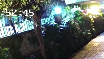 Evden drone çalan hırsız kamerada