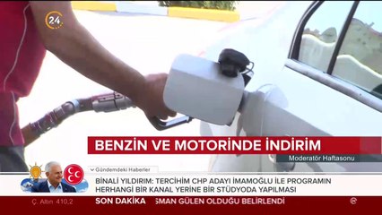 Benzin ve motorinde indirim