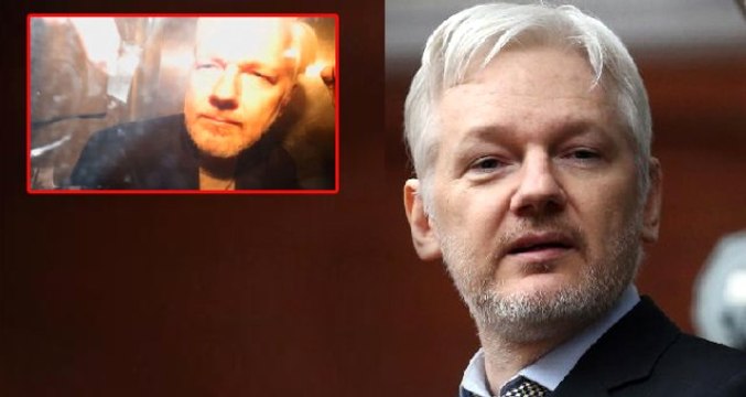 Julian Assange'ın cezaevinde kaydedilmiş görüntüleri yayınlandı