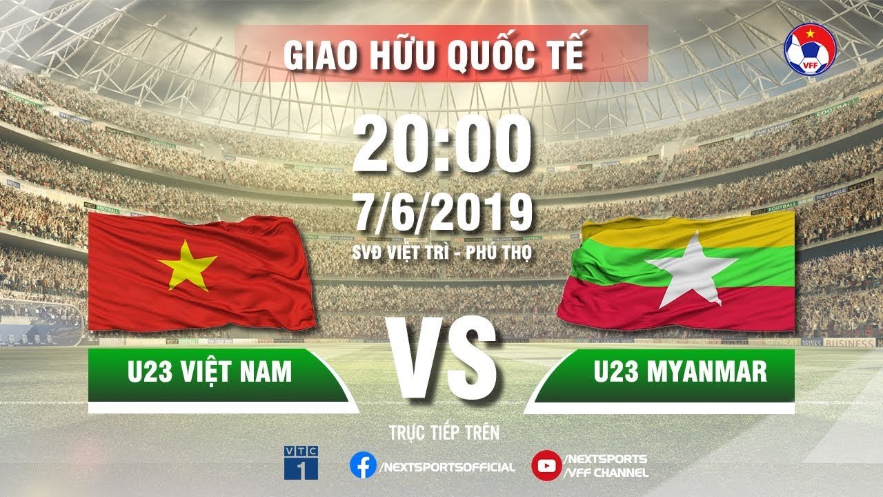 FULL | U23 VIỆT NAM - U23 MYANMAR | GIAO HỮU QUỐC TẾ | VFF Channel