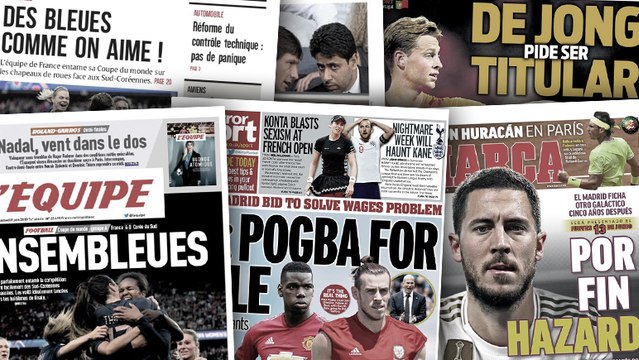 Le fol échange proposé à Manchester United par le Real Madrid pour Paul Pogba, les Bleues font les gros titres en France