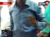 पुलिस थाने में मियां-बीवी का हाई वोल्टेज़ ड्रामा, देखें VIDEO