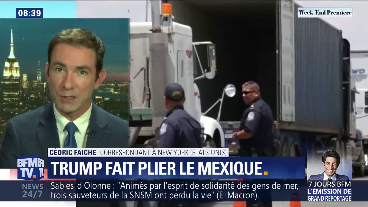 Le Mexique cède à Donald Trump et déclare qu'il va prendre "des mesures fortes pour endiguer le flux migratoire"