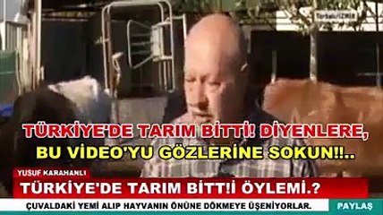 ‘Türkiye’de tarım bitti’ diyenler çiftçileri isyan ettirdi! İşte o açıklamalar...