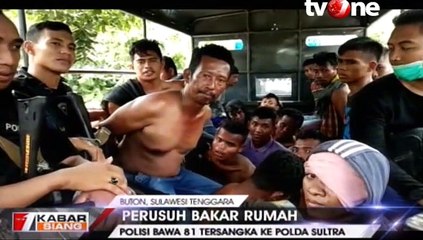 Polisi Tangkap 81 Terduga Pelaku Kerusuhan Buton