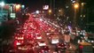 Gridlock! Rush hour traffic after floods in a Bangkok