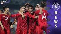 Nối bước thần tượng, Thái Quý thăng hoa trong màu áo U23 Việt Nam | HANOI FC