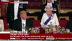 the Queen making a speech to welcome the US president - BBC News