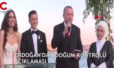 Erdoğan, Özil'in nikah töreninde o sözleri tekrarladı