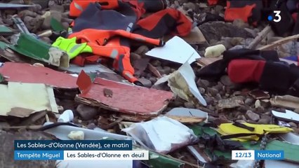 Tempête Miguel : Les Sables-d'Olonne en deuil après le décès de trois sauveteurs