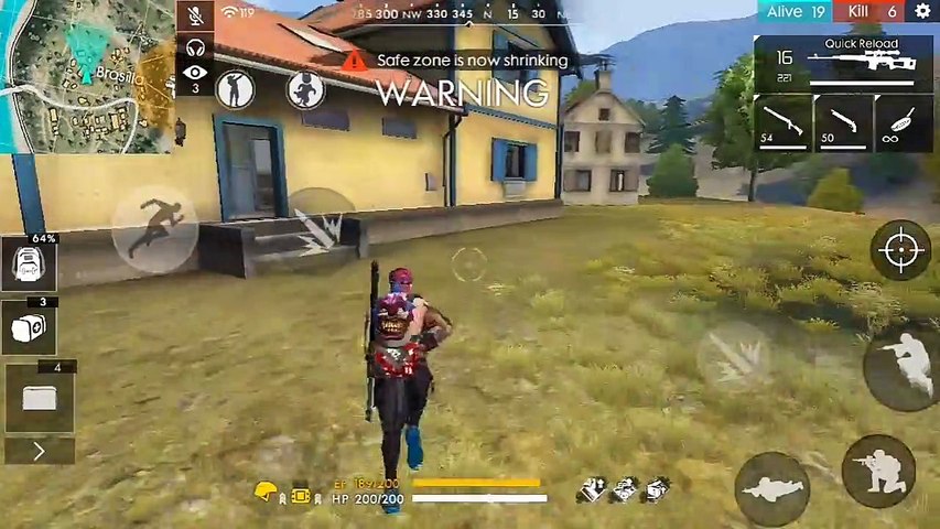 Free Fire Live Duo to Duo Game With 46 Player - Garena Free Fire