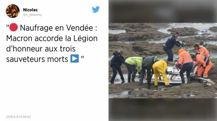 Naufrage aux Sables-d’Olonne. Les sauveteurs tués recevront la légion d'honneur à titre posthume