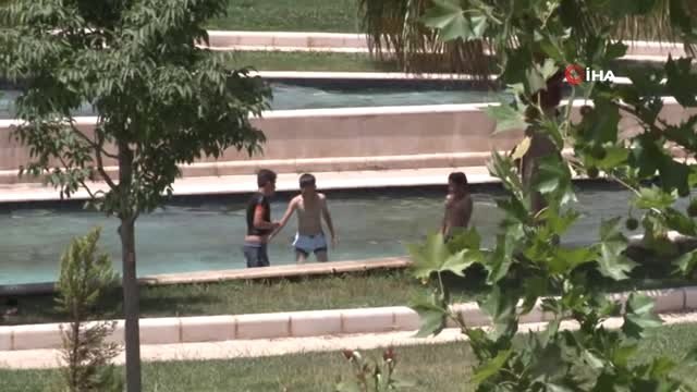 Sıcaktan bunalan çocukların tehlikeli serinliği