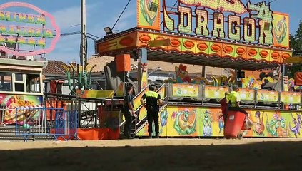 Accidente en una atracción en la feria de S. José de la Rinconada