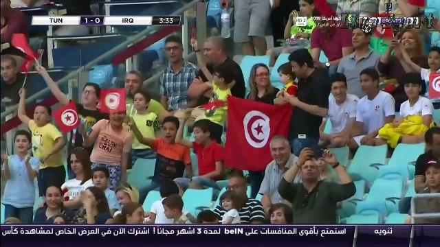 أهداف المباراه الوديه بين منتخب العراق ومنتخب تونس 7_6_2019