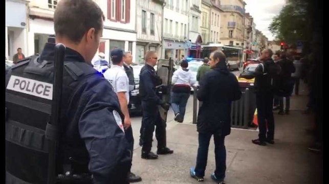 Interpellation lors de la manifestation des Gilets jaunes à Troyes