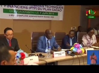 RTB - Réunion préparatoire de la table ronde des PTF du plan Cacao à Ouagadougou