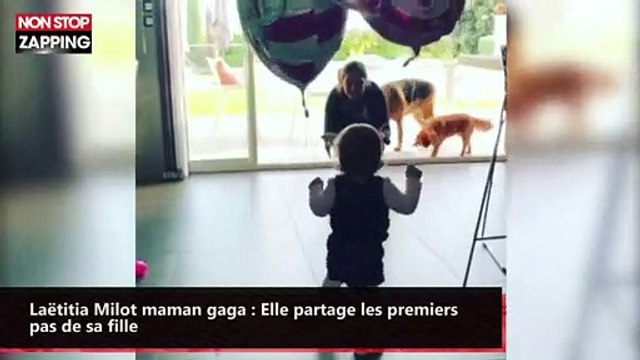 Laëtitia Milot maman gaga : Elle partage les premiers pas de sa fille (vidéo)