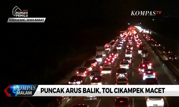 Puncak Arus Balik, Tol Cikampek Macet