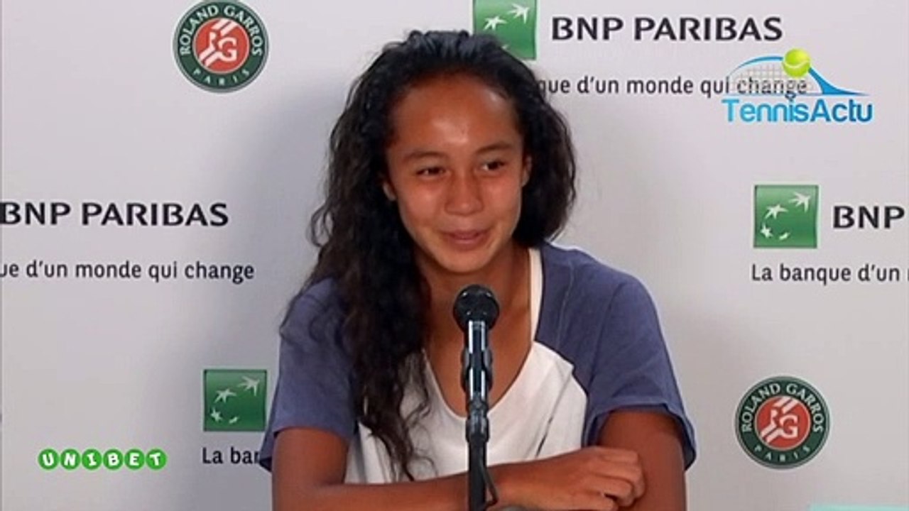 Roland-Garros 2019 (Juniors) - Leylah Annie Fernandez wins : "Bianca Andreescu and Felix Auger-Aliassime, it's inspiring"