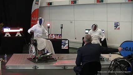 Championnat de France escrime Handisport Épée N1 Hommes demi finale 1 Nîmes