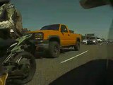Motorcyclist Messes with Mirror