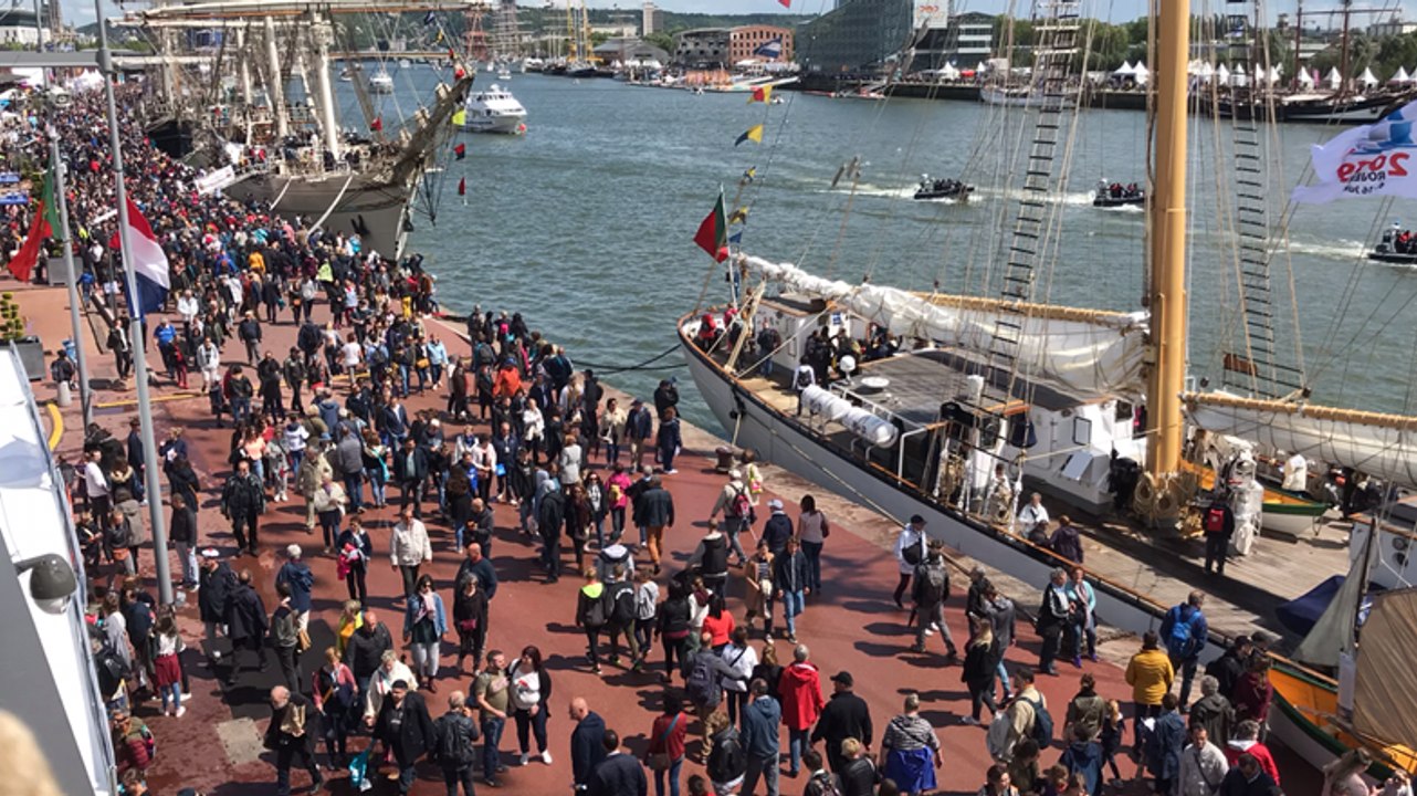 La foule sur les quais ce samedi