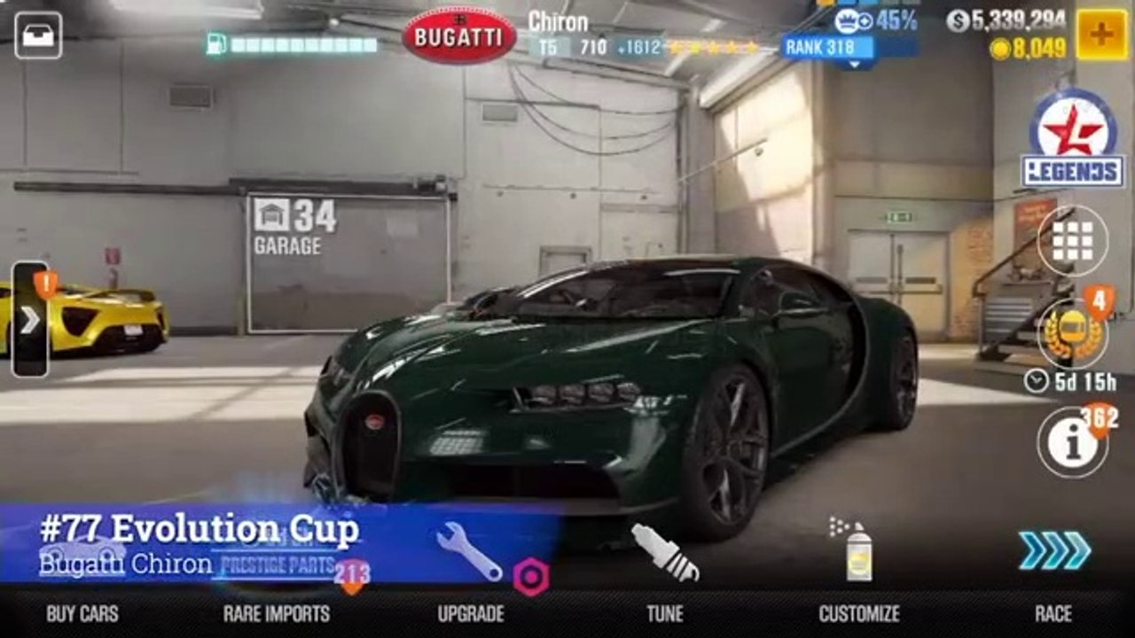 #77 CSR Racing 2 | Evolution Cup | Bugatti Chiron