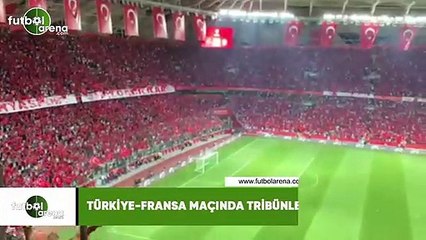 Türkiye - Fransa maçında tribünler