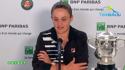 Roland-Garros 2019 - Ashleigh Barty : "The stars have aligned for me !"