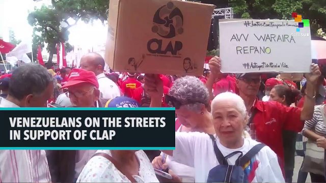 Venezuelans On The Streets In Support Of CLAP