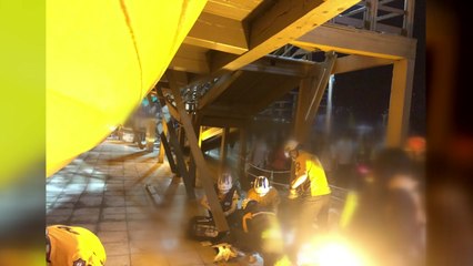 여수 거북선 오르는 계단 파손...5명 중경상 / YTN