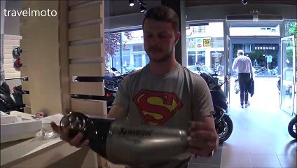 Unboxing the AKRAPOVIC exhaust
