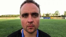 Finale Coupe LAuRA Foot – Kévin GARNIER réagit après la victoire de l’AS MISERIEUX-TREVOUX contre le FC DOMTAC